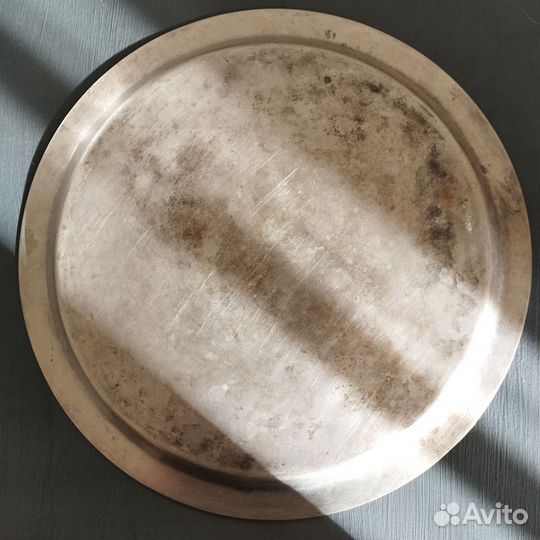 Поднос мельхиор