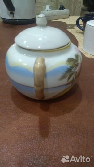 Фарфоровая сахарница.Старый Китай 40-50гг