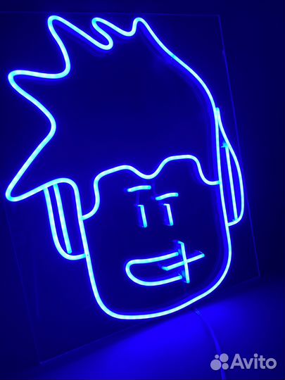 Неоновая световая вывеска/Гибкий неон на заказ