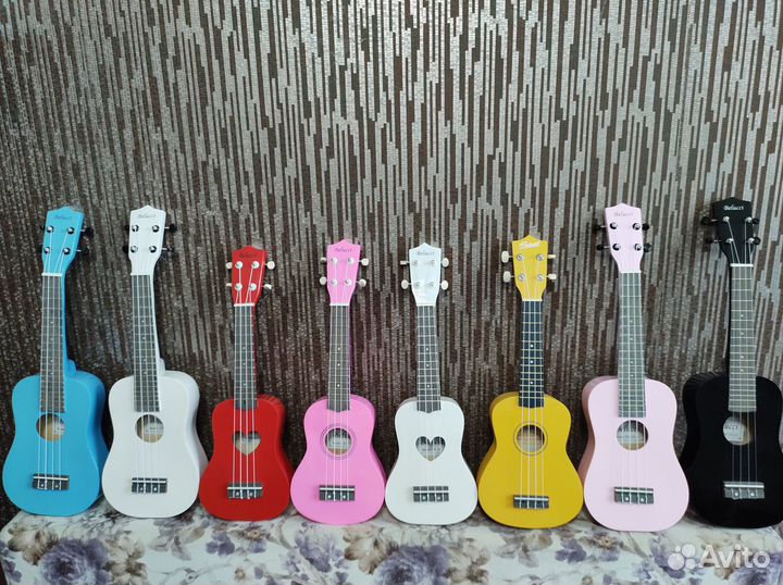 Укулеле в ассортименте
