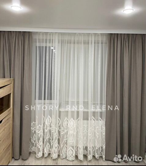 Шторы канвас Турция 2 цвета новые любой размер