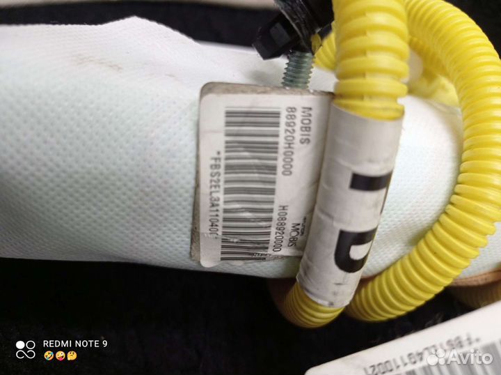 Подушки безопасности сиденья rio 4 Solaris 2