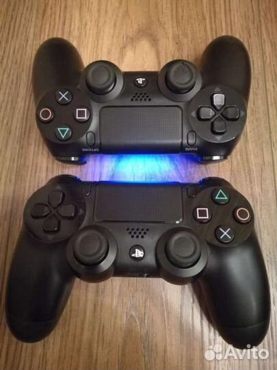 Sony PS4 slim 500gb прошитая 2 джойстика +500hdd