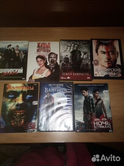 Двд диски фильмы 40 шт