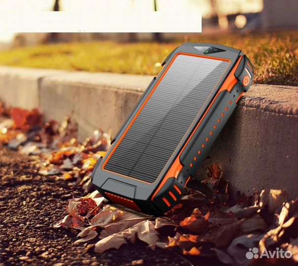 Паурбанк акб на солнечной батарее,4000 мАч