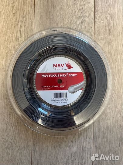 Теннисная струна MSV Focus hex Soft 1.25