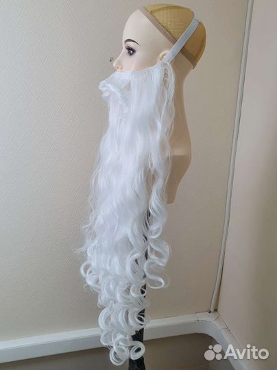 Парик и борода Деда Мороза Парик Снегурочки