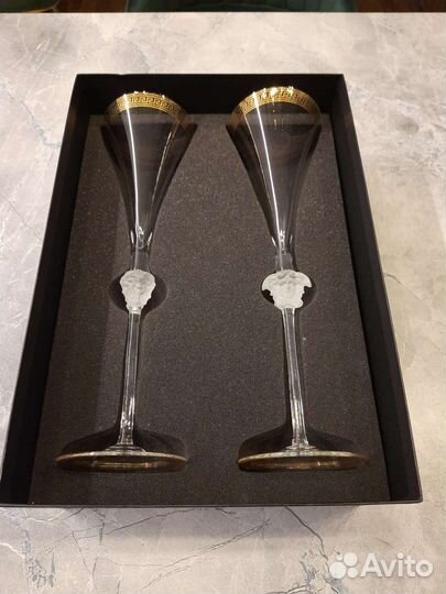 Бокалы для вина новые Versace