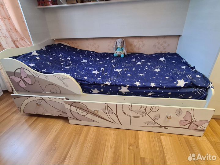 Двухъярусная кровать для девочек Леди 3+Леди 4