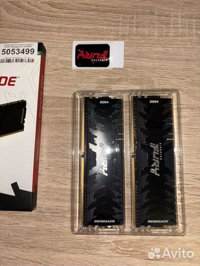 DDR4 16GB 3200 Kingston fury Renegade