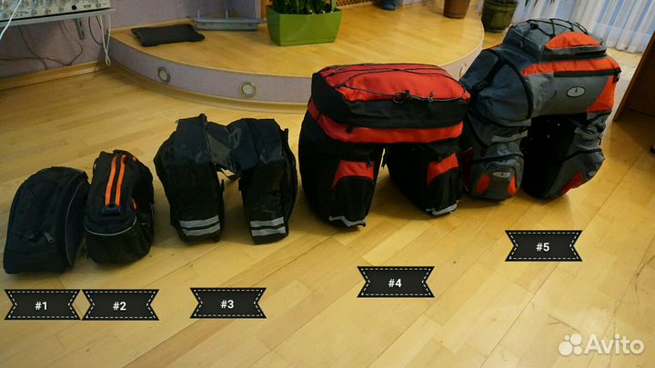 Сумка на багажник велосипеда