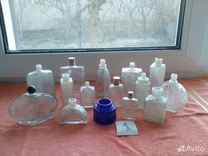 Пузырьки от парфюма, пузырьки к фестивалю 1958г