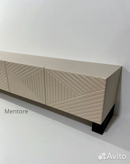 Тумба тв Bravo в цвете капучино (на опорах)