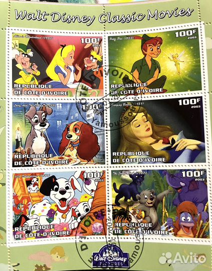 Марки Walt Disney