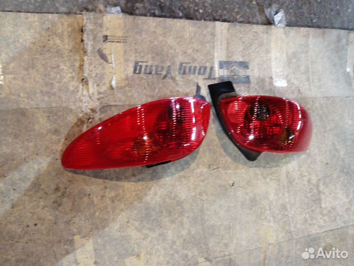 Фонари задние peugeot 206 рестайлинг