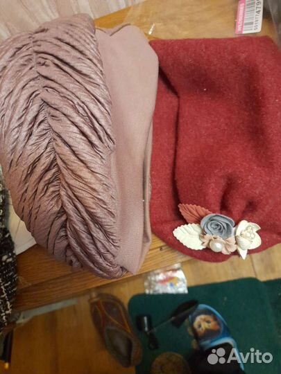 Шапка женская чалма берет новое 56 размер