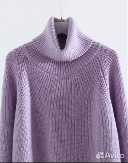 Свитер женский оверсайз с горлом