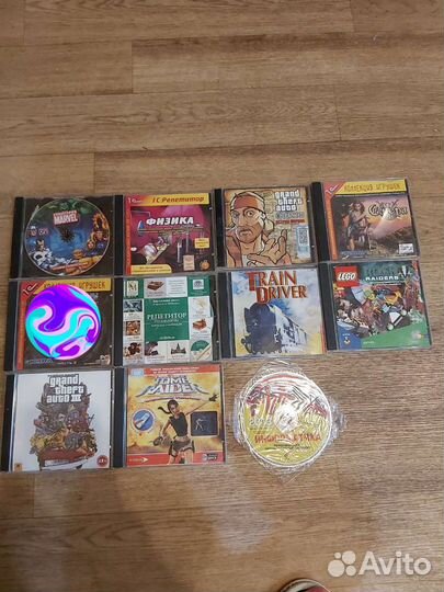 Cd диски с играми и фильмами