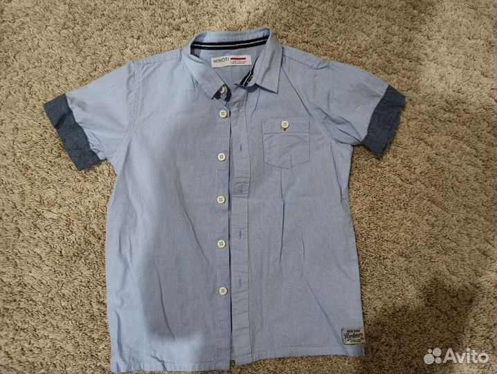 Рубашка на мальчика пакетом 116