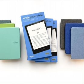 Kindle Paperwhite 11 2021-24 16GB Green + чехол