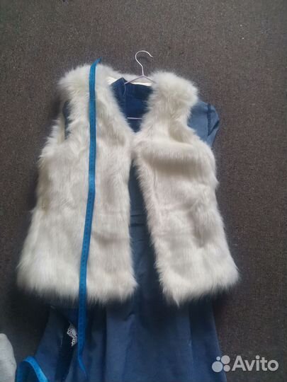 Меховая жилетка для девочки 116-128