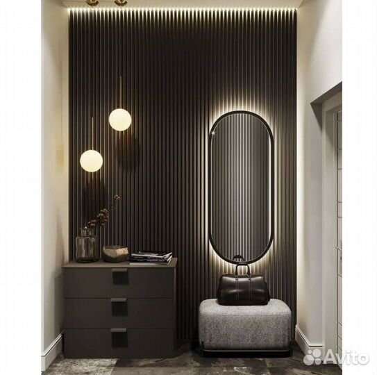 Зеркало с подсветкой прямоугольное