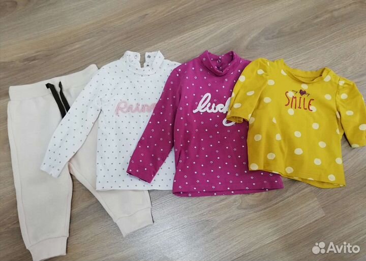 Вещи пакетом на девочку 86р