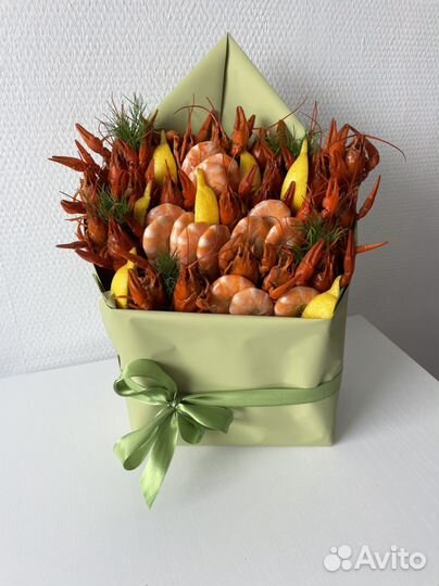 Букет из раков, съедобный букет