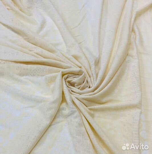 Ткань Деворе Бежевый Орнамент