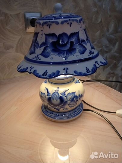Светильник Гжель фарфор