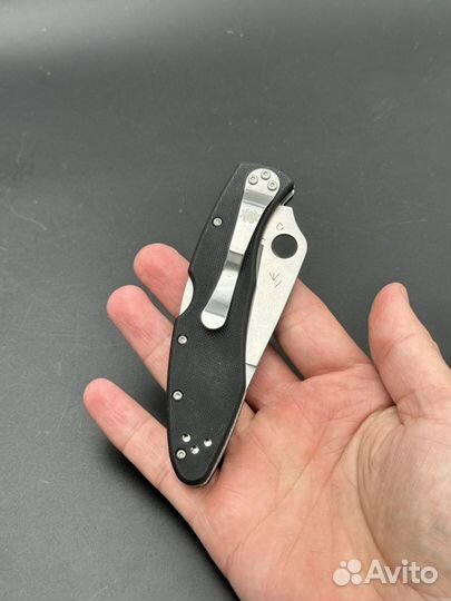 Spyderco Police серрейтор черный