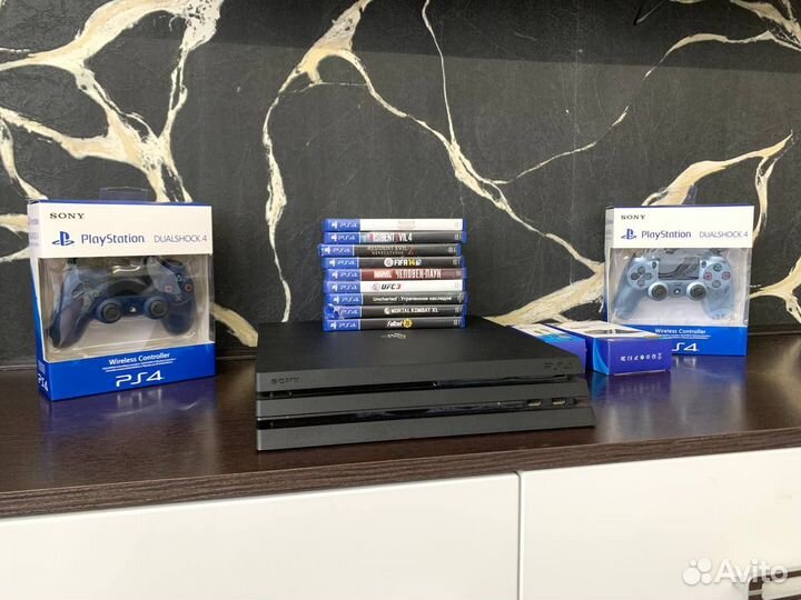 Sony playstation 4 pro + 500 Игр