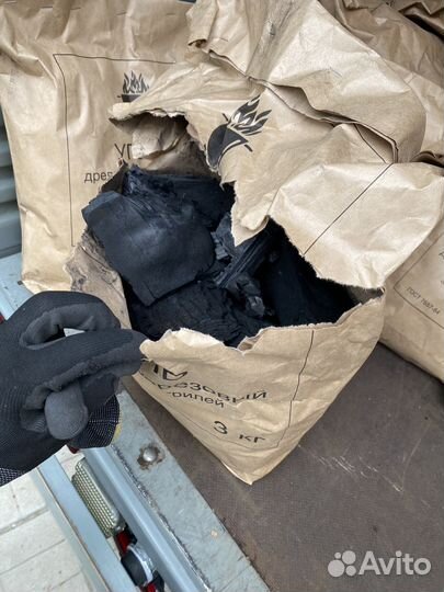 Древесный уголь берёзовый розница и опт