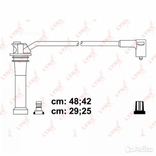 Lynxauto SPC5114 Комплект высоковольтных проводов