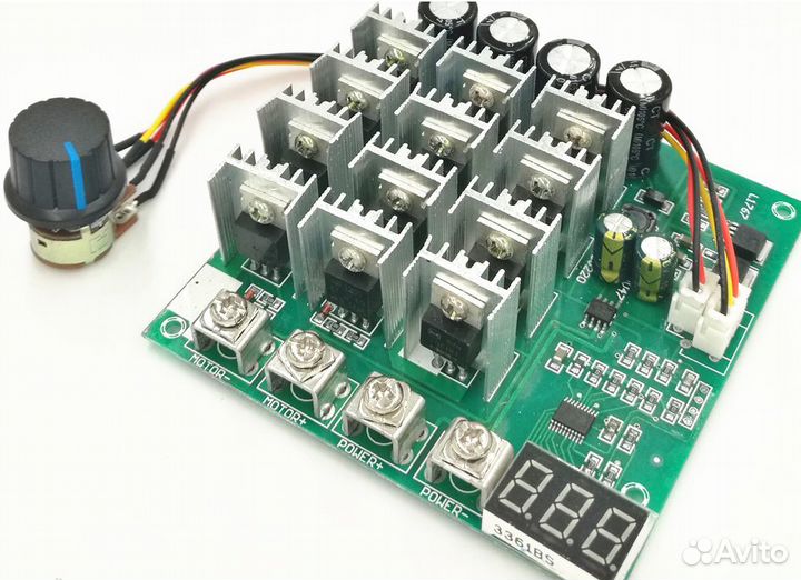 Шим регулятор скорости моторов 10-55В 60А 3000Ватт