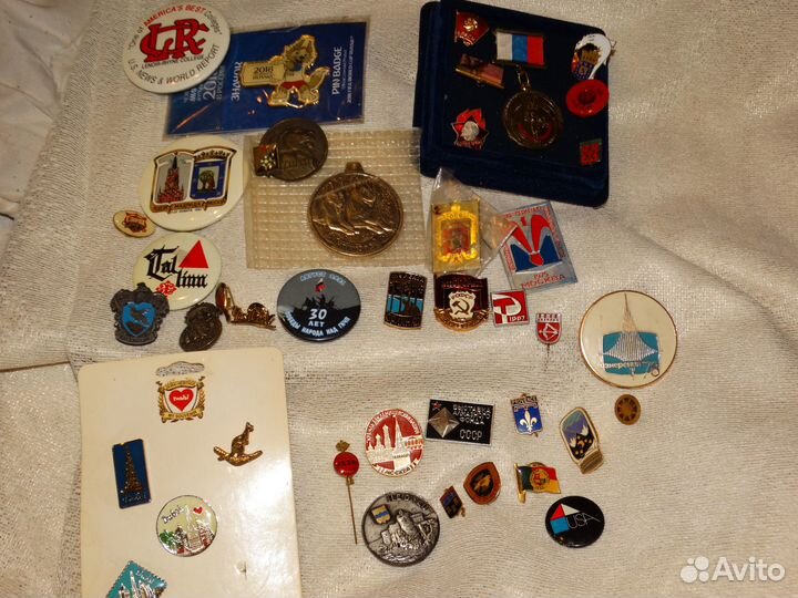 Значки СССР и др пакетом