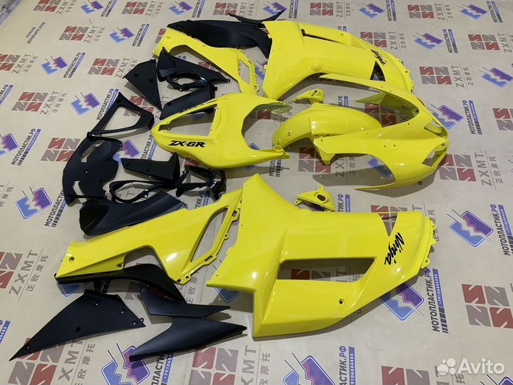 Kawasaki ZX-6R 2007-2008 комплект мотопластика