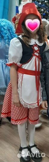 Новогодний костюм Красная шапочка