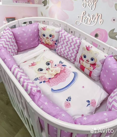 Бортики в кроватку