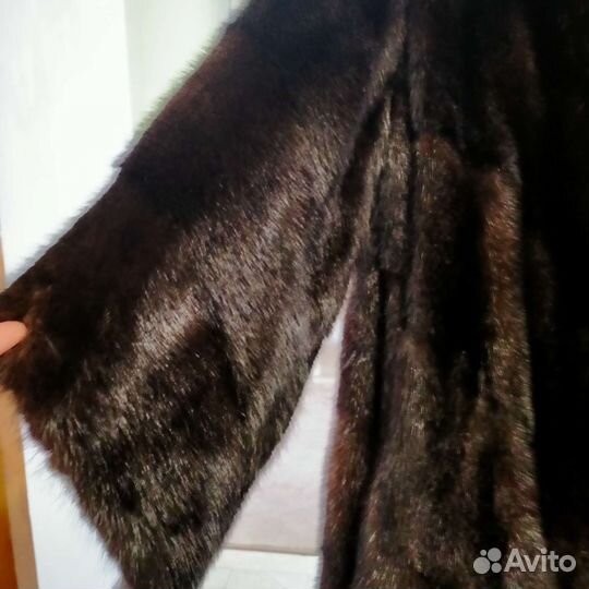 Шуба норковая с капюшоном 46 48
