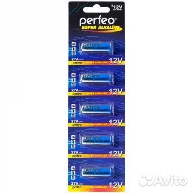 Батарейка Perfeo 27A/5BL Super Alkaline