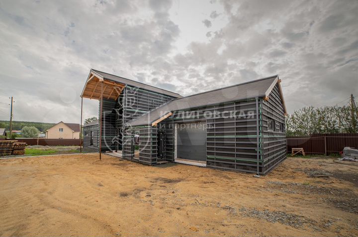 Коттедж 244 м² на участке 13 сот.