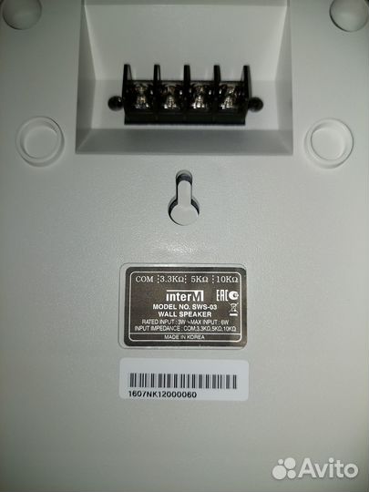 Громкоговоритель настенный Inter-M SWS-03