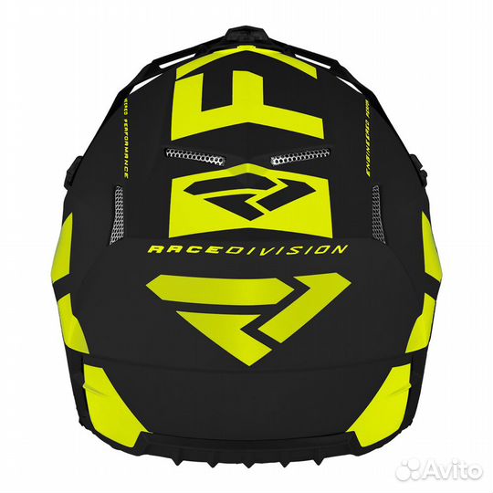 Мотошлем FXR Clutch Evo Le HiVis + подшлемник