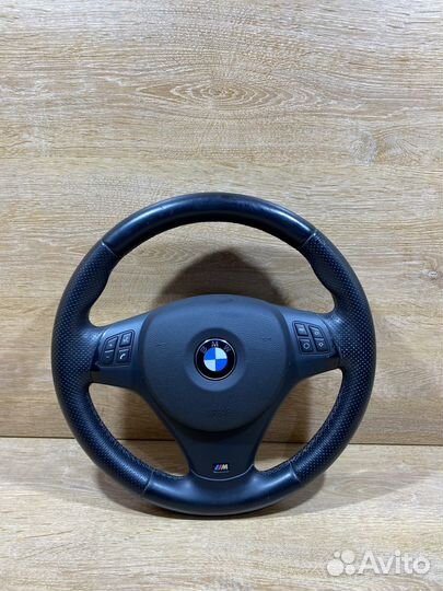 Руль кожаный BMW 3 E90, E91 M-tech Арт. 120341