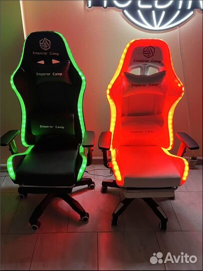 Компьютерное игровое кресло LED