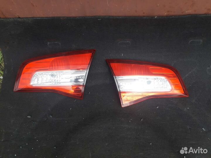 Фонарь крышки багажника колеос 1