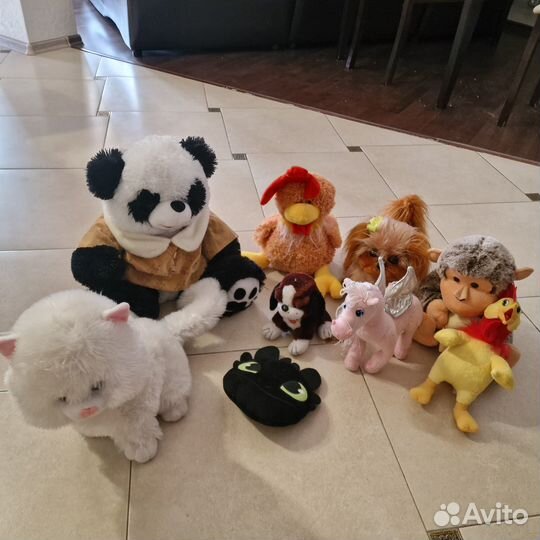 Пакет с мягкими игрушками