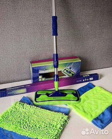 Швабра гринвей с двумя насадками