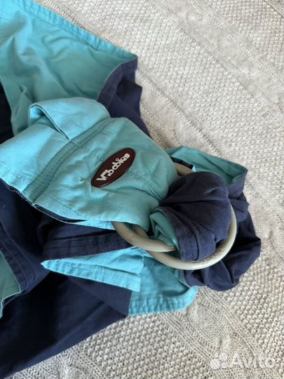 Слинг на кольцах для новорожденных